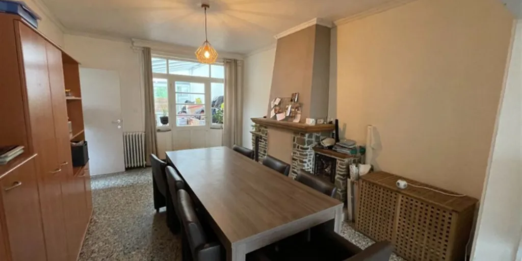 Salle à manger - Appartement au Calme avec Jardin à Rollegem