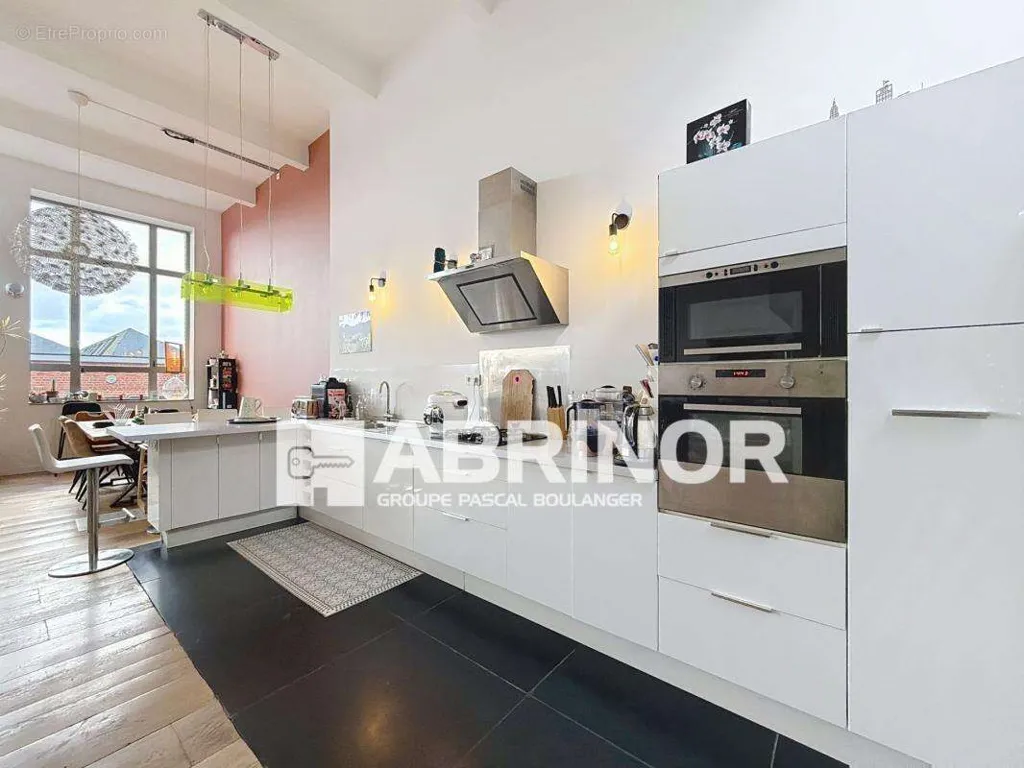 Köök - Loft with Rooftop Terrace in Roubaix