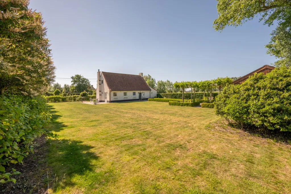Jardin - Cottage Rénové avec Terrasse près de Bruges