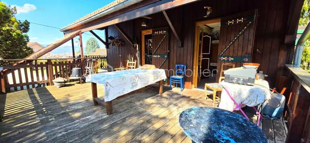 Terrasse - Chalet avec Terrain à Saint-Martin-d'Uriage