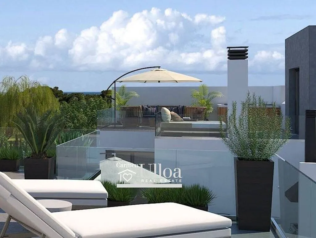 Terrass - New Chalet with Pool near La Font Beach