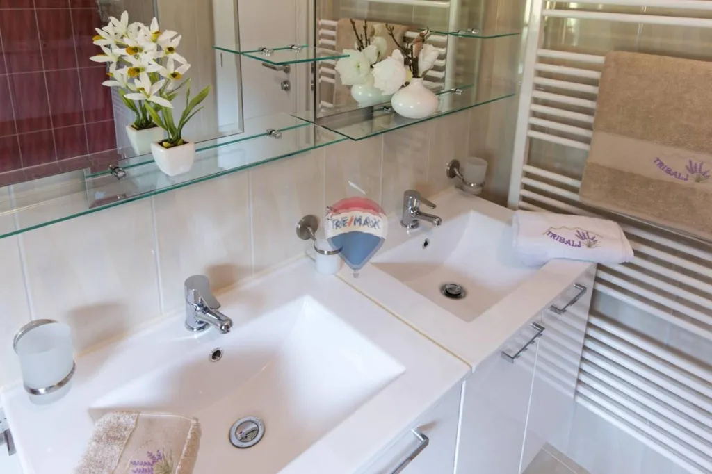 Bathrooms - Apartment with Pool in Tribalj, Vinodolska