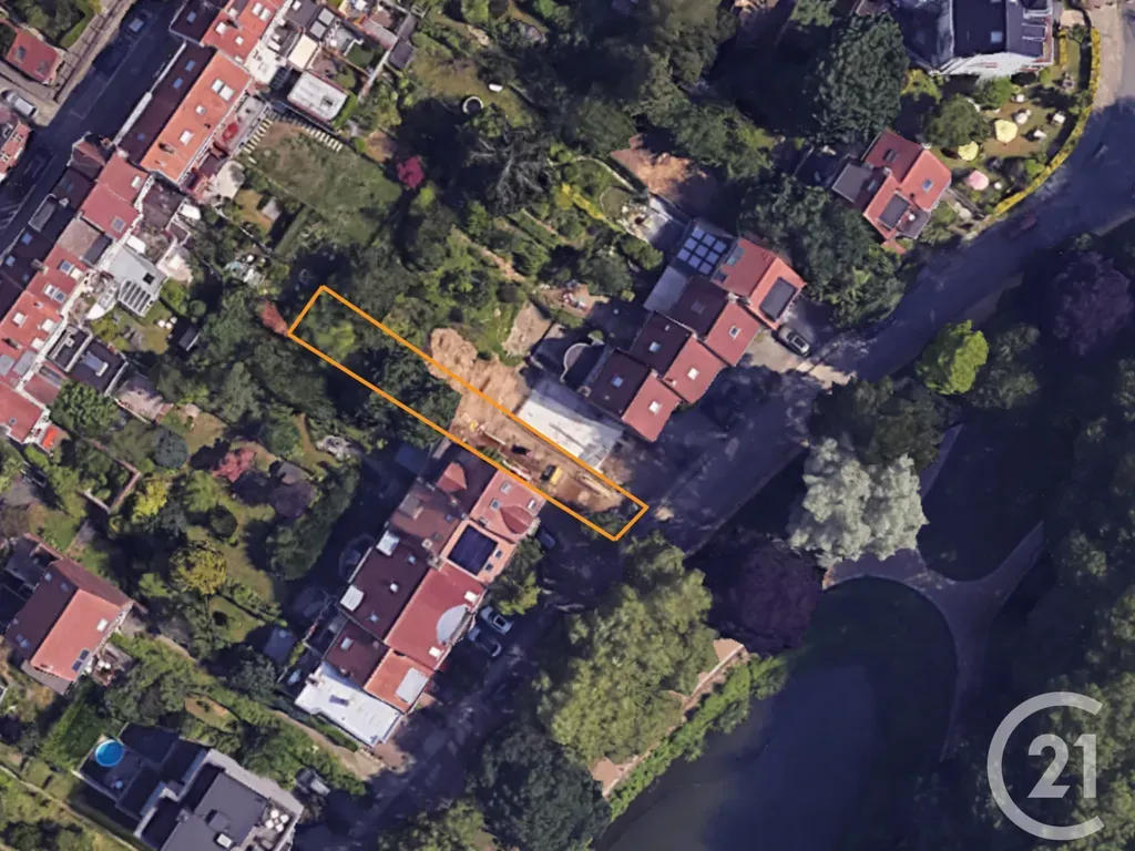 Vista aerea - Building Plot with Green Setting in Watermael-Boitsfort