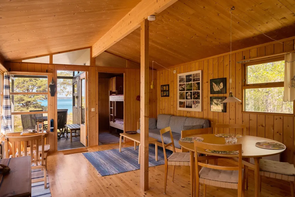 Séjour - Architectural Cottage with Sea View on Muskö