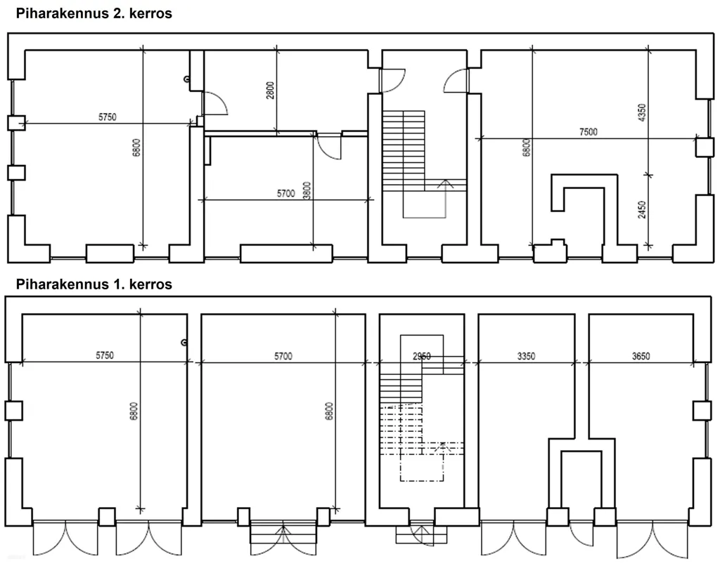 Plan - 1930s Mixed-Use Building with Garden in Vaasa Centre