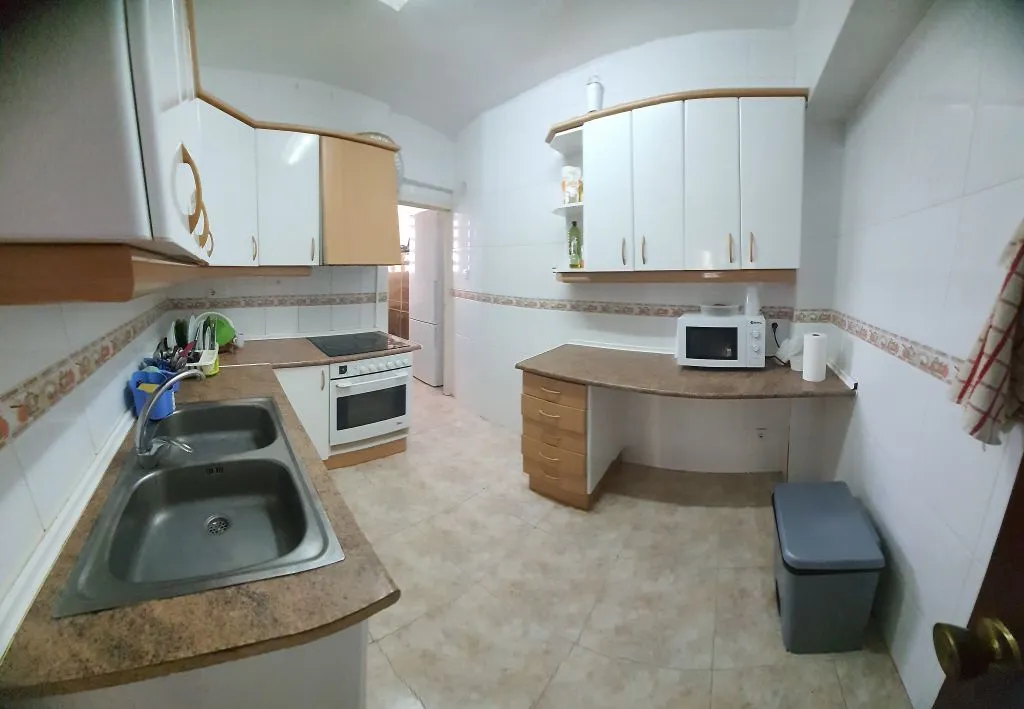 Kitchen - Student Apartment with Terrace on Avenida Perez Galdos