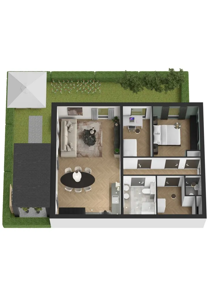 Plaan - Ground Floor Apartment with Garden in Echt