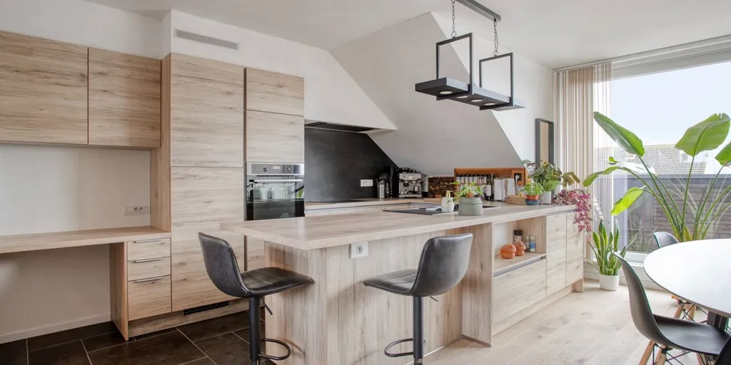 Cuisine - Appartement Moderne avec Terrasse à Kortemark