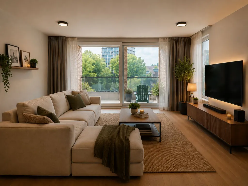Séjour - 3-Bedroom Corner Apartment with Loggia in Breda