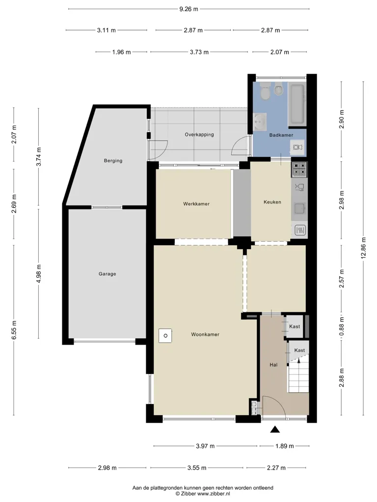 Plaan - Renovatable Corner House with Garden in Goes