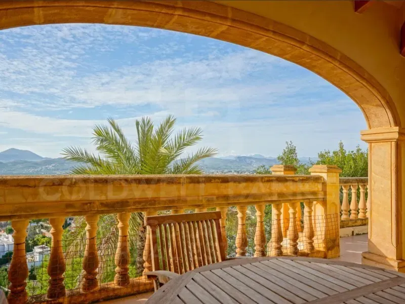 Terrace - Traditional Villa with Panoramic Views in Javea