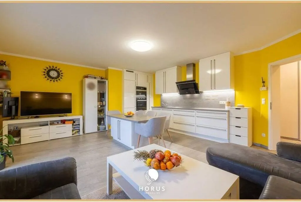 Cuisine - Appartement 4 Chambres avec Jardin à Kehlen