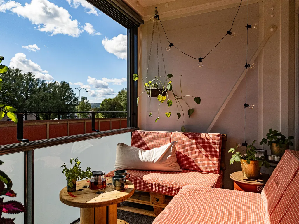 Balcony - Apartment with Balcony near Borlänge Centre