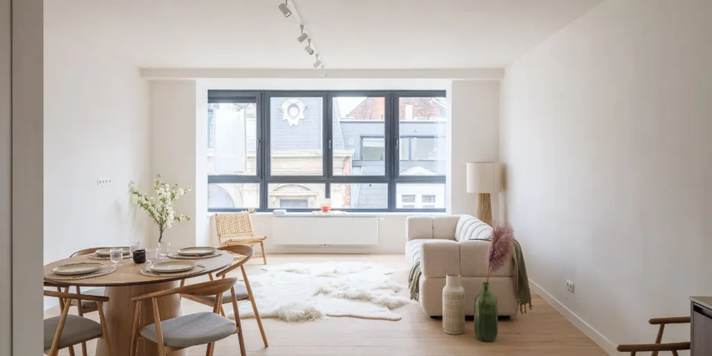 Séjour - Appartement Rénové avec EPC A à Gand Centre