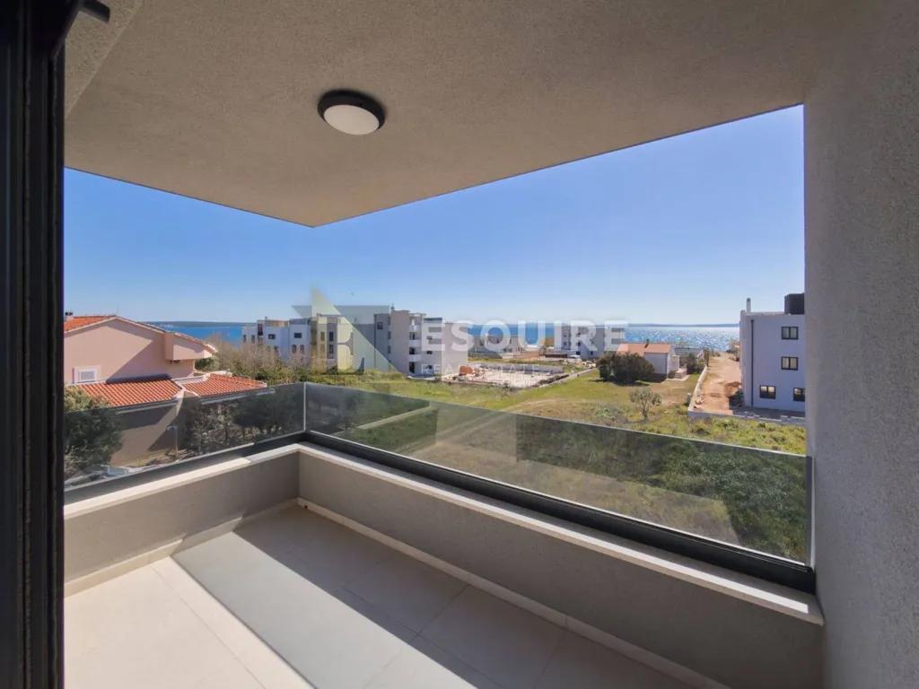 Balcon - Penthouse with Sea View in Privlaka