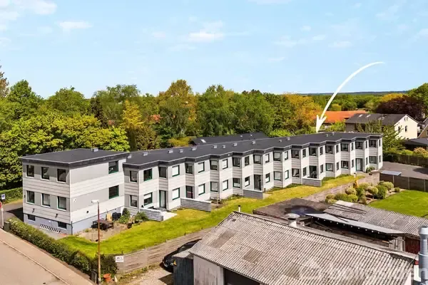 Vue aérienne - Apartment with Spacious Kitchen in Sønderborg