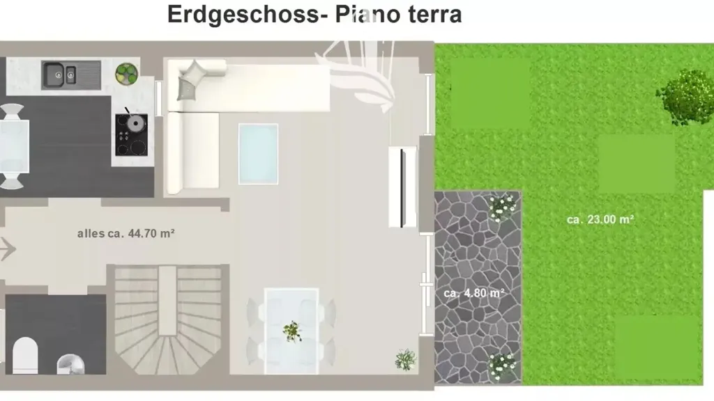Villa with Garden in Cortaccia