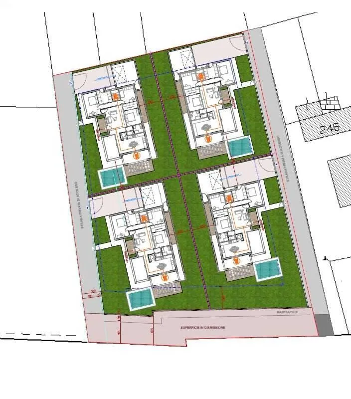 Floor Plan - Luxury Villa with Garden in Leinì