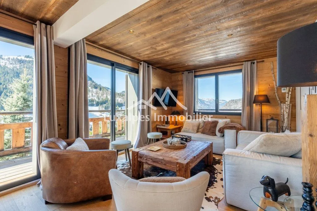 Living Room - Fully Furnished Chalet near La Clusaz Centre