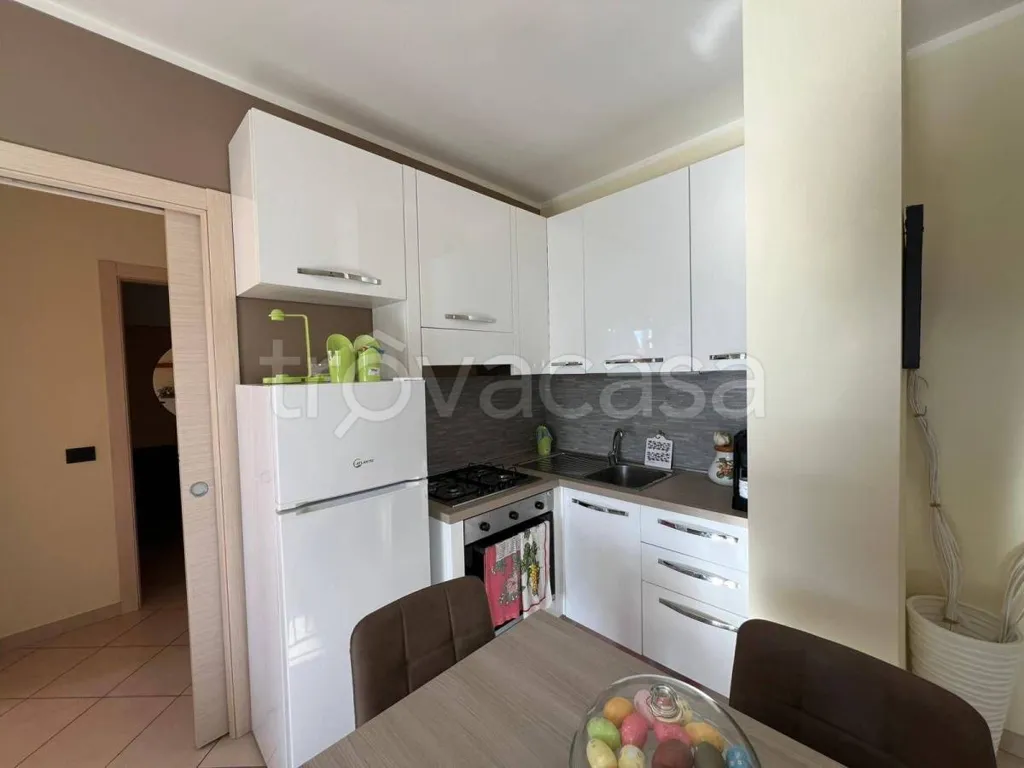 Köök - Modern Apartment with Balcony in Cervo