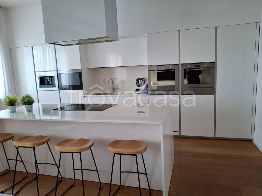 Cuisine - Rustic-Style Apartment with Mountain View in Orbassano