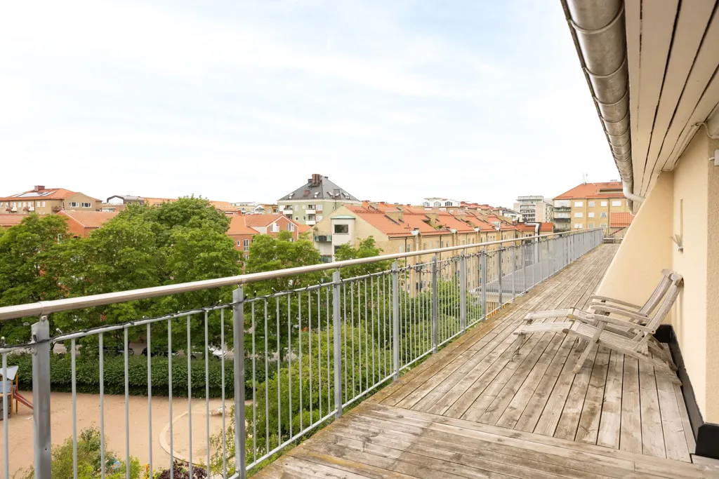 Balcon - Charming Two-Bedroom with Terrace in Ribersborg