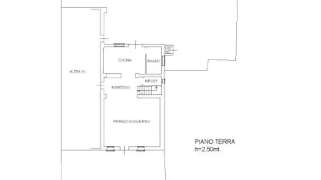 Plaan - Rustic Villa with Pool in Cavriago