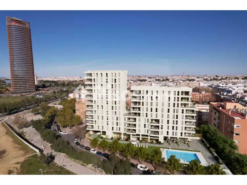 Õhuvaade - New Flat with Private Garden in Sevilla