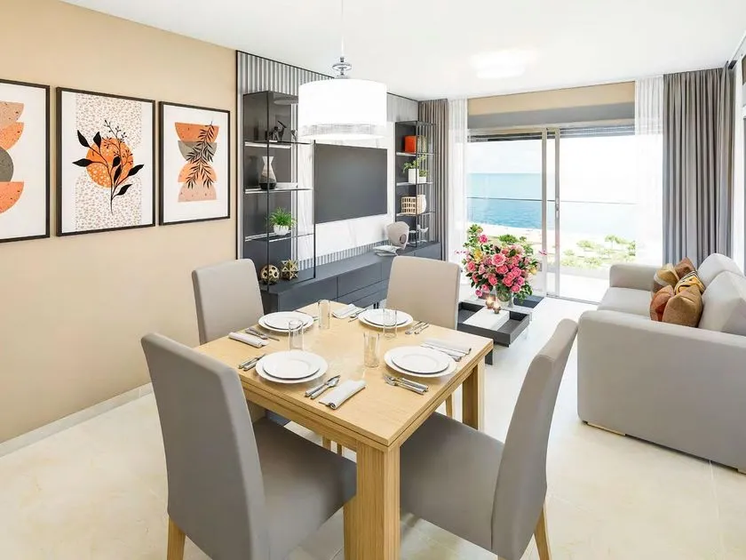 Salle à manger - Modern Apartments with Sea View in Cabanes