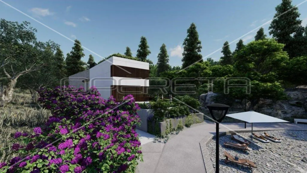 New Villa with Rooftop Pool in Gršćica, Korčula