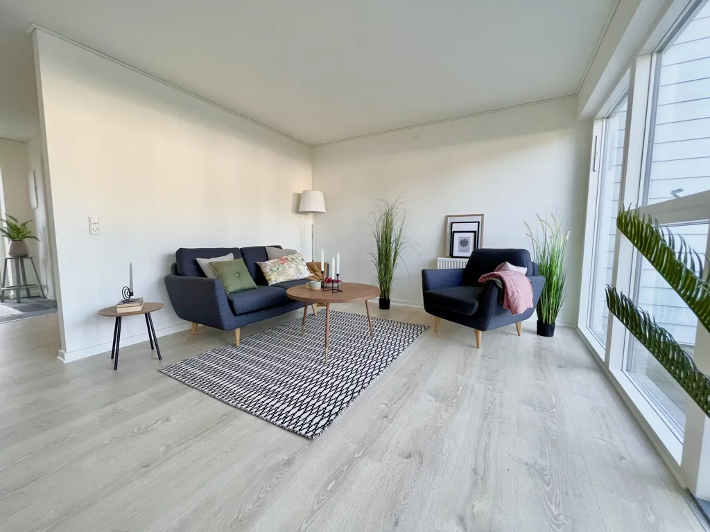 Séjour - Four-Bedroom Terraced House in Tilst