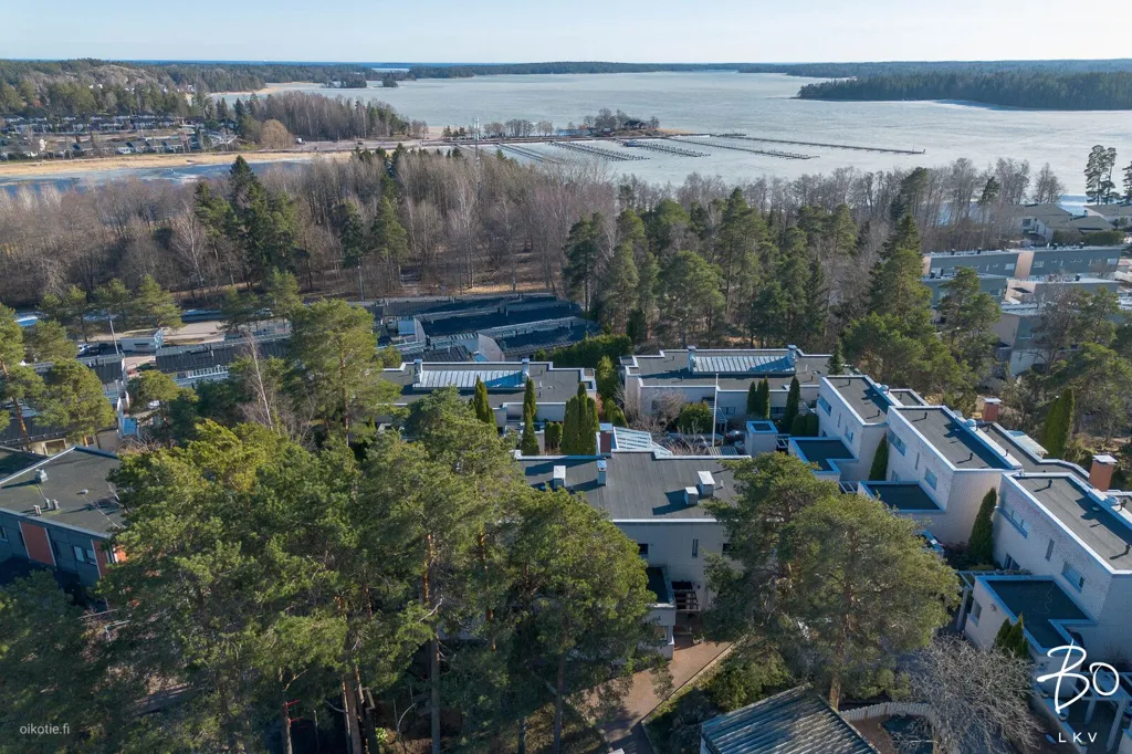 Õhuvaade - Modernised Apartment with Sea View in Laurinlahti