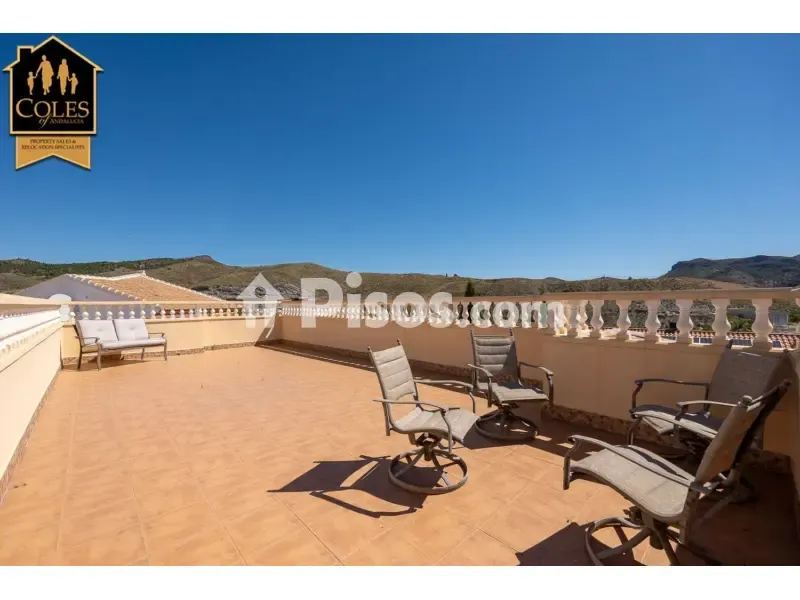 Terrasse - Chalet with Jacuzzi in Limaria, Arboleas