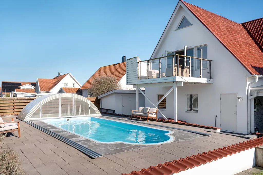 Pool - Stonework Villa with Pool in Skegrie