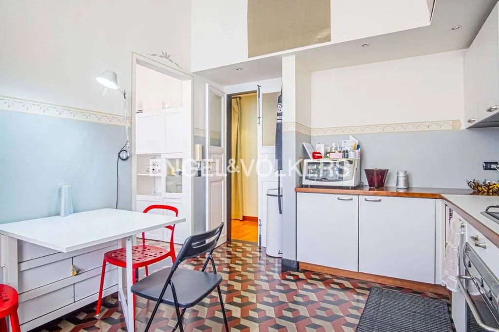 Köök - Luxury Apartment with Frescoed Ceilings in Chiavari