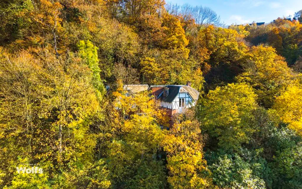 Vue aérienne - Maison de Caractère avec Terrasses à Visé