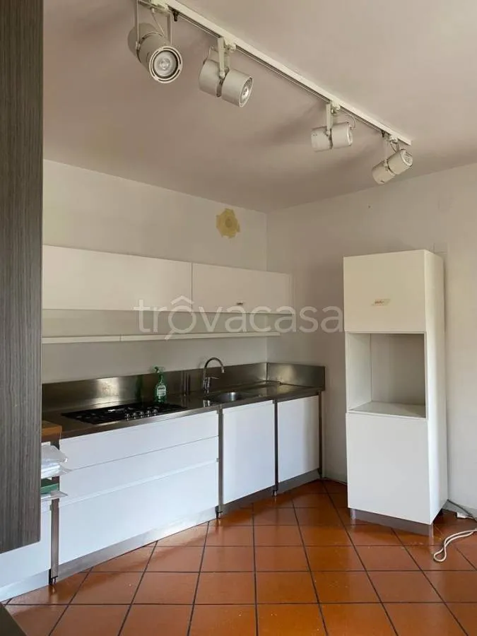 Cuisine - Rustic-Style Flat with Caminetto in Modena