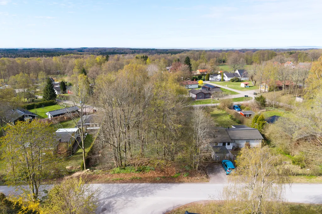Vista aerea - Freehold Plot with Pool in Lerbäckshult