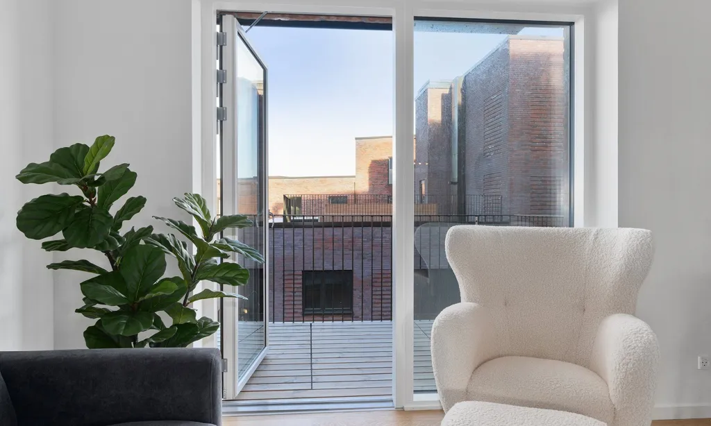 Séjour - Apartment with Balcony in Banebyen