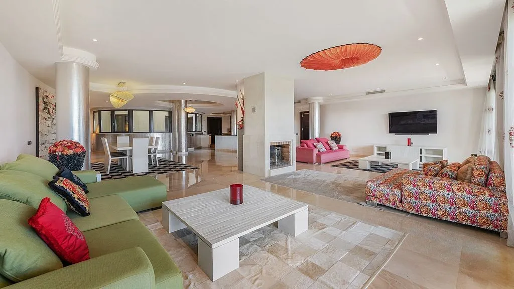 Séjour - Luxury Apartment with Sea View in Puerto Banús