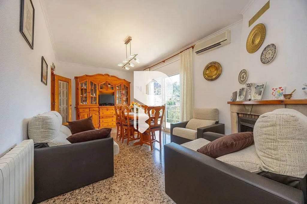 Living Room - Chalet with Pool and Terrace in Corbera de Llobregat