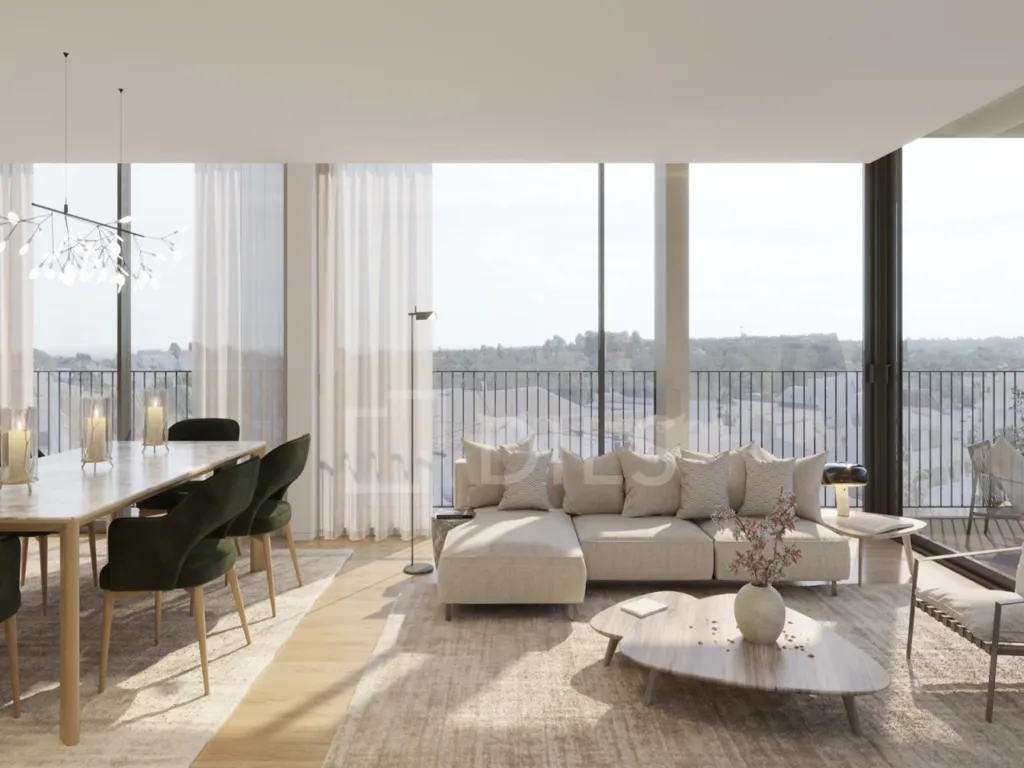 Séjour - Contemporary Apartment with Balcony in Almancil