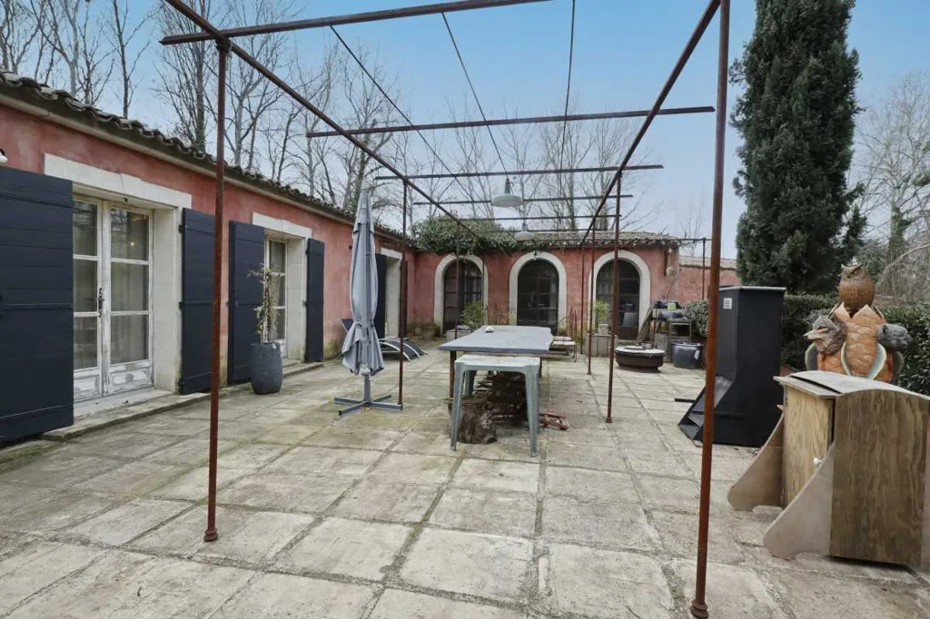Terrass - Ground Floor House with Studio in Oppède