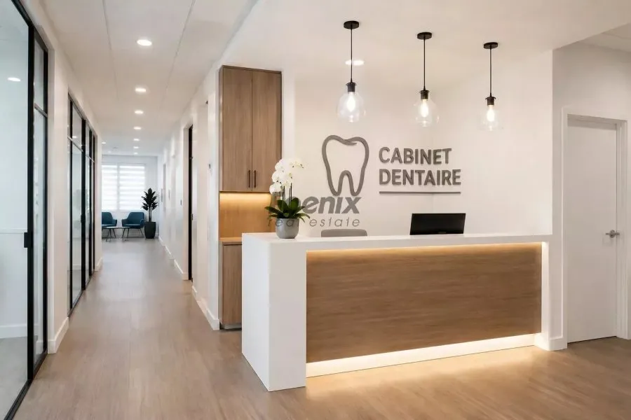 Entrée - Bureau de 7 Pièces avec Vitrines à Luxembourg-Cents