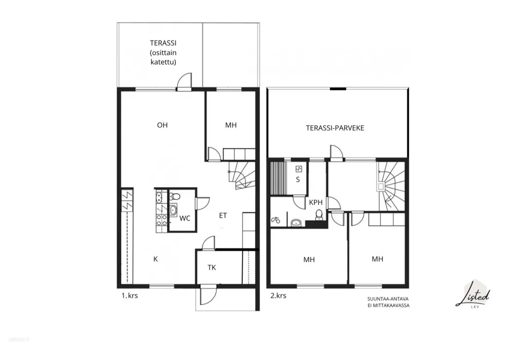 Plaan - Terraced House with Sauna in Niipperi, Espoo