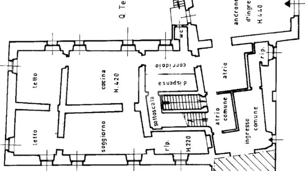 Plan - Historic Castle with 2 Ha Land in Parma