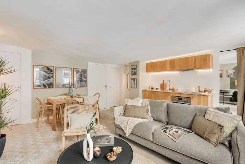 Living Room - Furnished Flat on Rue de Seine, Paris