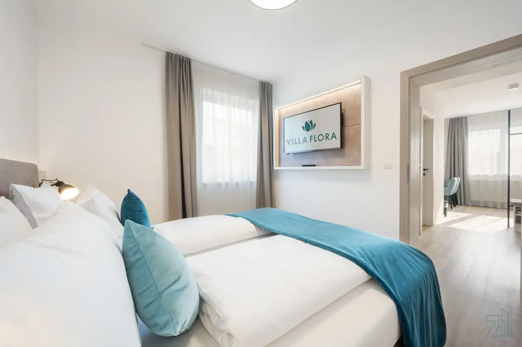 Chambres - 2-Bedroom Apartment with Pool in Central Location