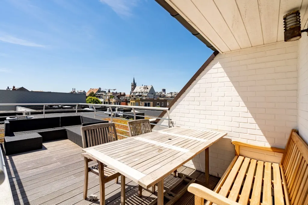 Terrace - Penthouse with Terrace in Blankenberge