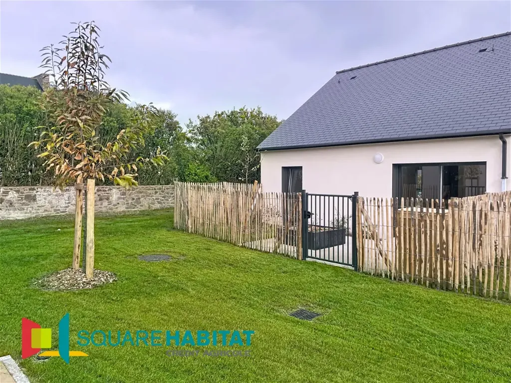 Jardin - Maison Neuve pour Seniors avec Terrasse à Frehel